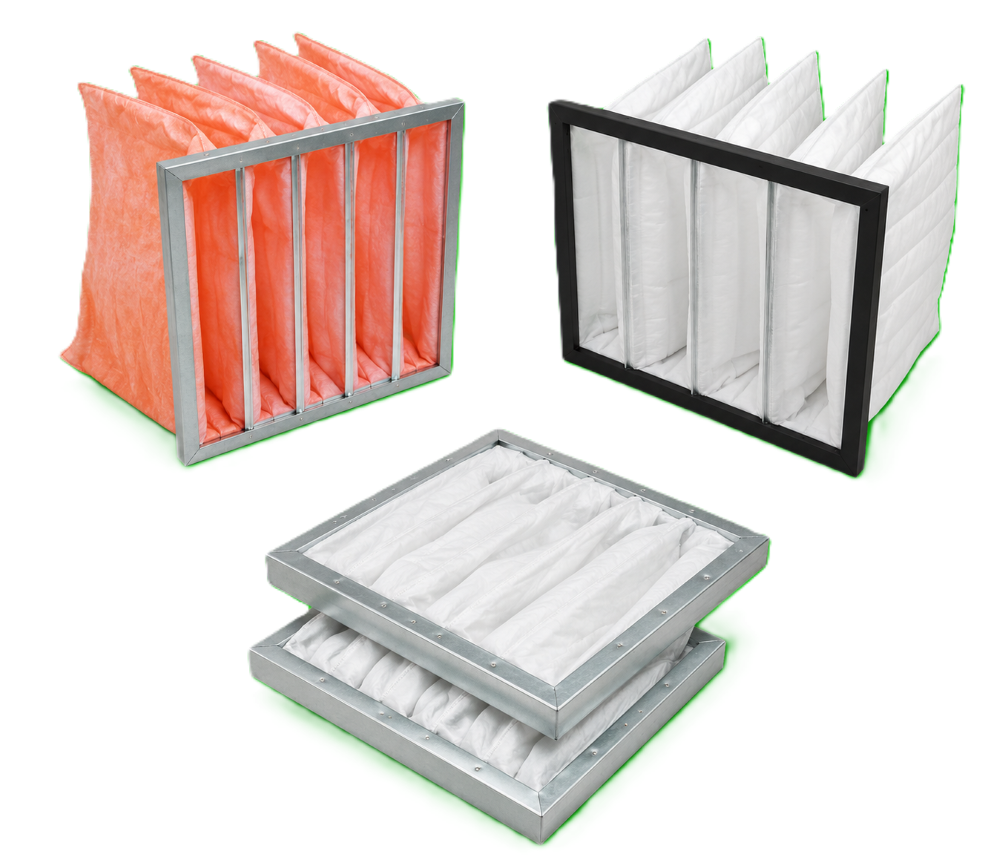 Custom pocket ventilation filters