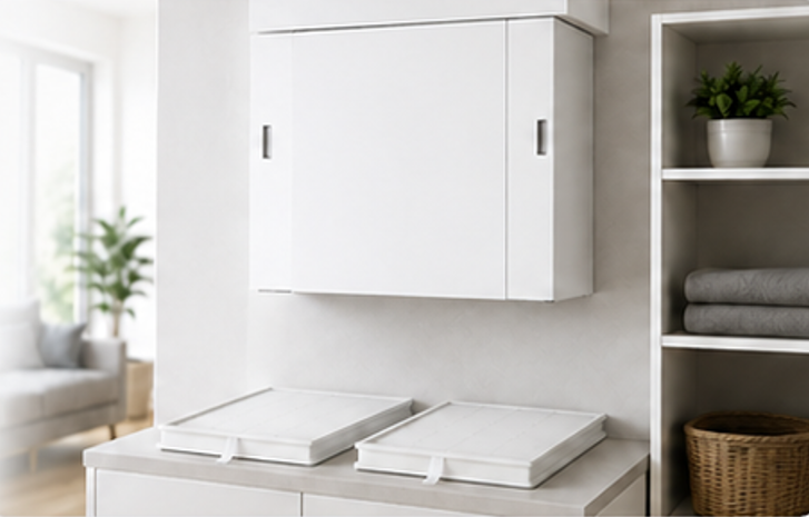 Ventilation unit and filters