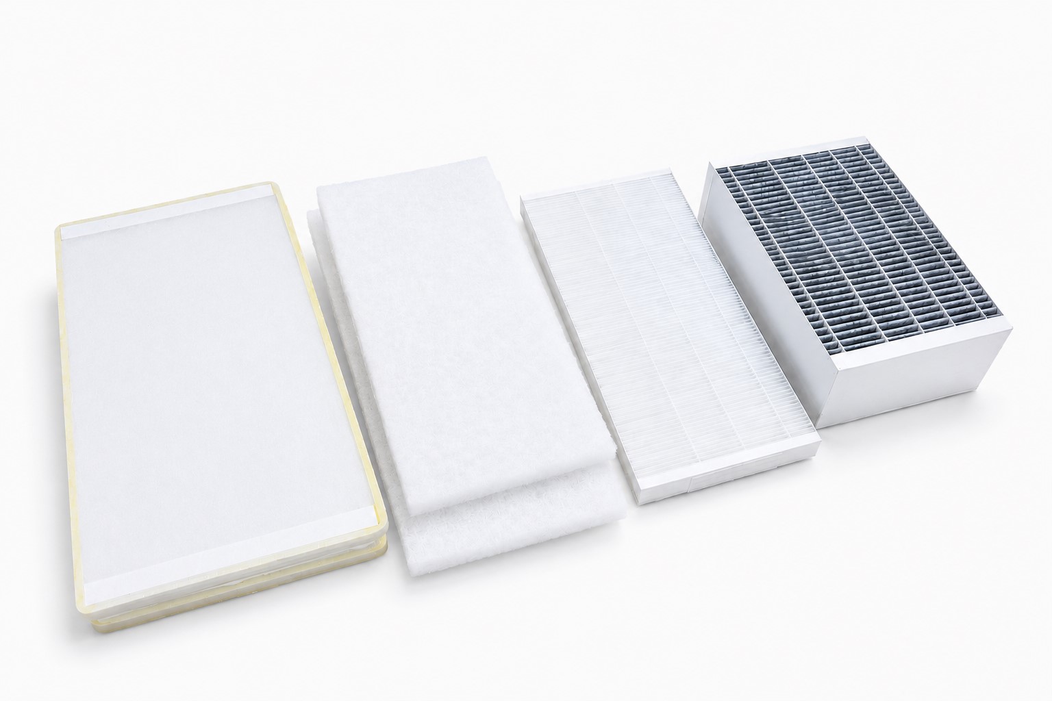 Ventilation filters for residential ventilation units