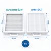 Dimensioni filtri Salda Smarty 3X P G4 + G4 – 225 × 195 × 25 mm