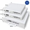 Dimensioni filtri Brofer RDCD25SK / RDCD25SH – F7 216 × 199 × 48 mm, 2 × G4 216 × 199 × 22 mm