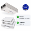 Unità VMC Brofer RDCD40SK / RDCD50SK con filtri di ricambio compatibili F7 + 2 × G4