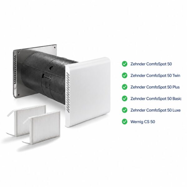 Zehnder comfospot 50 mit filter f7 lueftungsanlage filter