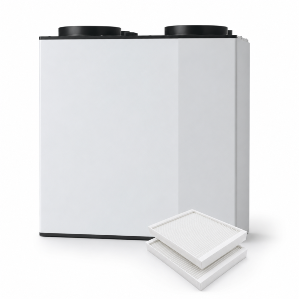 F7- und G4-Filter mit Nibe ERS S40-350 Lüftungsanlage, passend für Nibe ERS S40-400 und Genvex ECO 360R, 250 × 185 × 30 mm, 071035