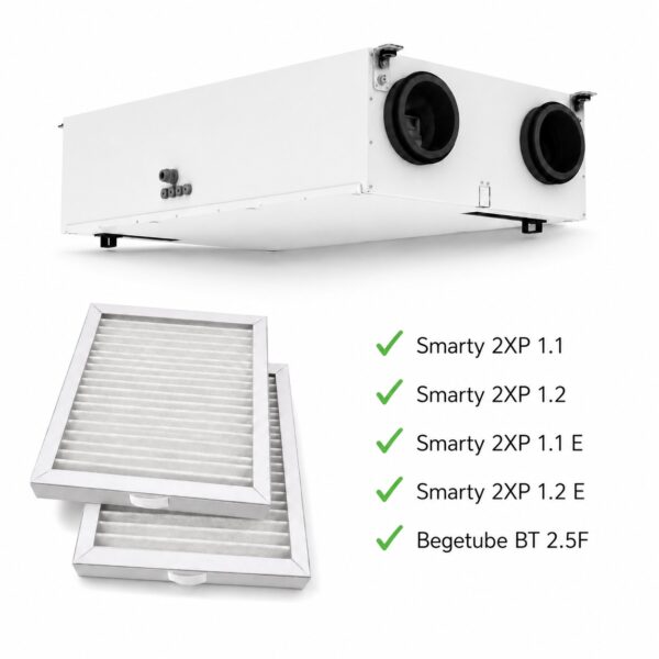 Filtri G4 con unità VMC Salda Smarty 2XP 1.1, 1.2, 1.1 E e 1.2 E