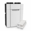 Filtros F7 y G4 delante de la unidad de ventilación Soler & Palau Domeo 210 FL, también aptos para Domeo 210 y Pluggit Avent C200