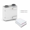 ASPIRLIGHT 140 HV / ASPIRLIGHT 200 HV – Set di filtri compatibili 2 × ePM1 60% (F7 + F7), 225 × 175 × 23 mm