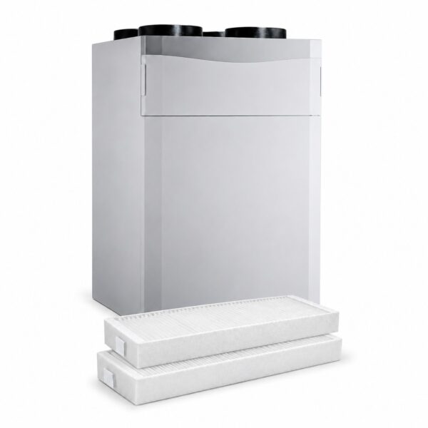 Filterwechsel mit F7 + G4 Filterset für Vaillant recoVAIR VAR 260/4, VAR 260/4 E, VAR 360/4 und VAR 360/4 E Lüftungsgeräte.